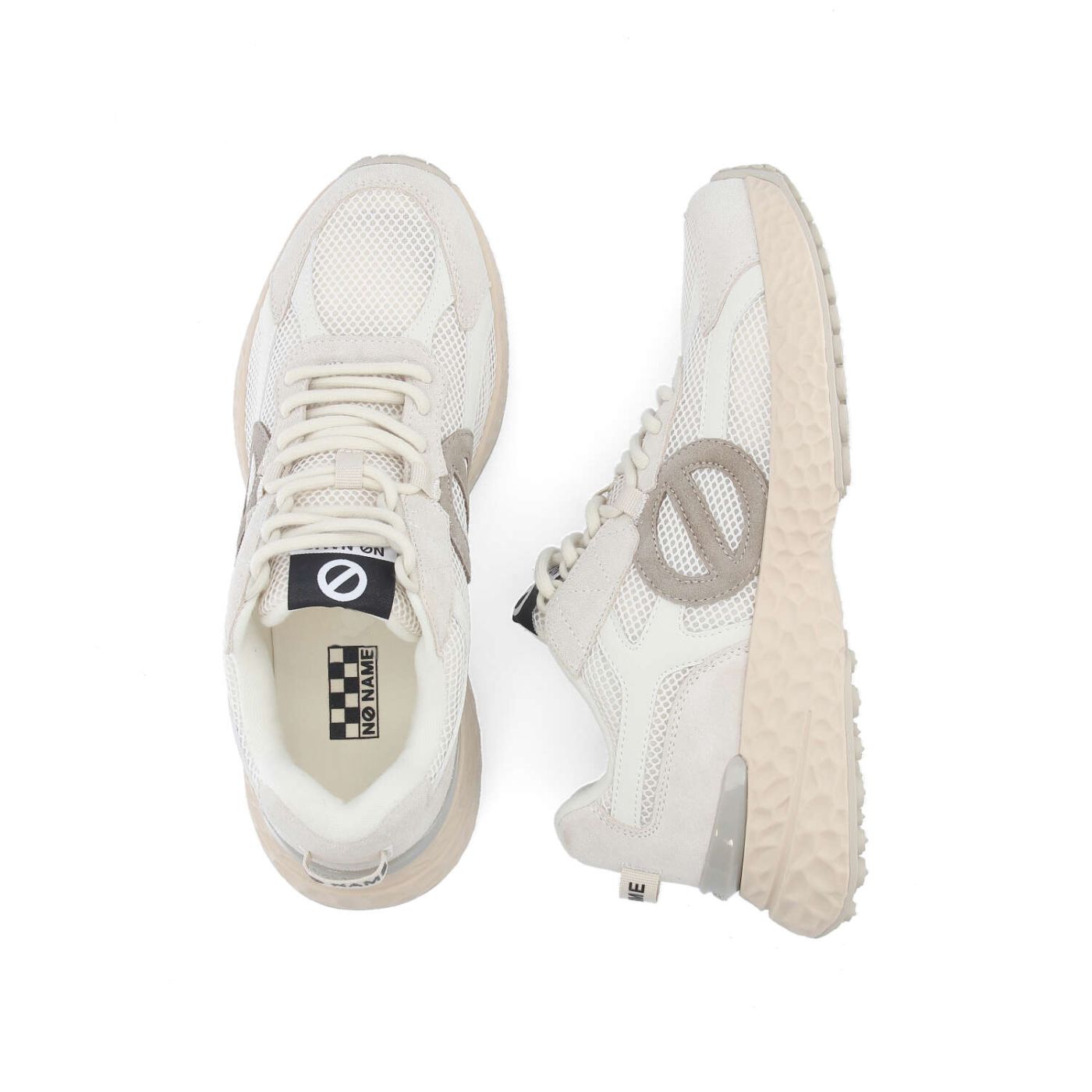 CARTER 2.0 RUNNER M - MESH/SUEDE/SUED - BLANC CASSE/BLANC/TAUPE